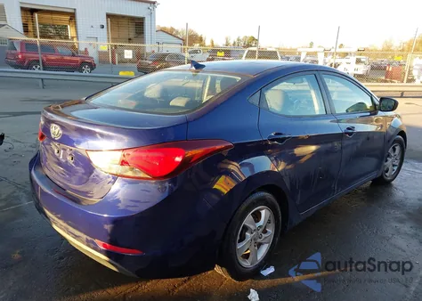 2014 Hyundai Elantra Se из США, поврежденный, VIN 5NPDH4AE4EH530803